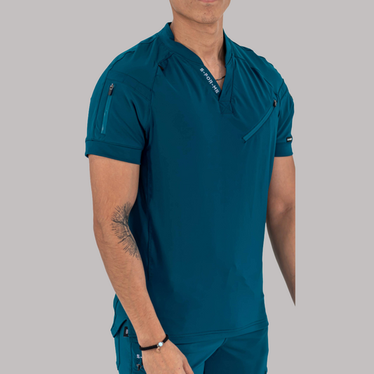 Men's Top 905 Caribbean Blue, Scrubs Super Stretch