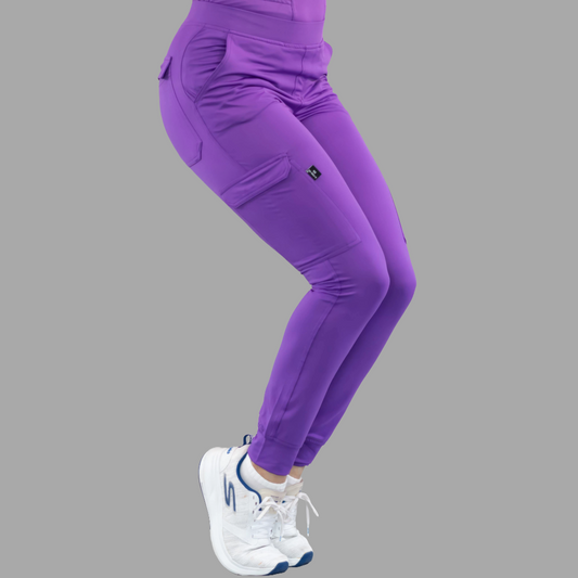 Women's Jogger Pants 901 Purple, Super Stretch