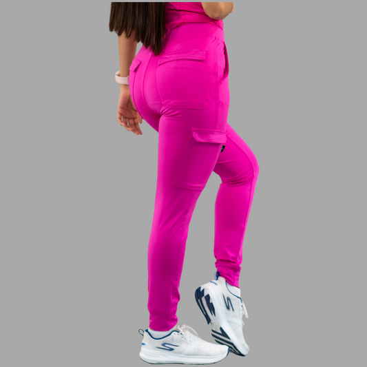 Women's Jogger Pants 901 Hot Pink Super Stretch