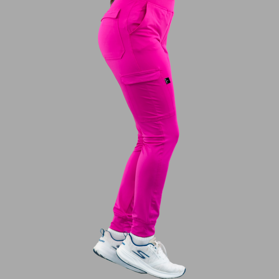 Women's Jogger Pants 901 Hot Pink Super Stretch