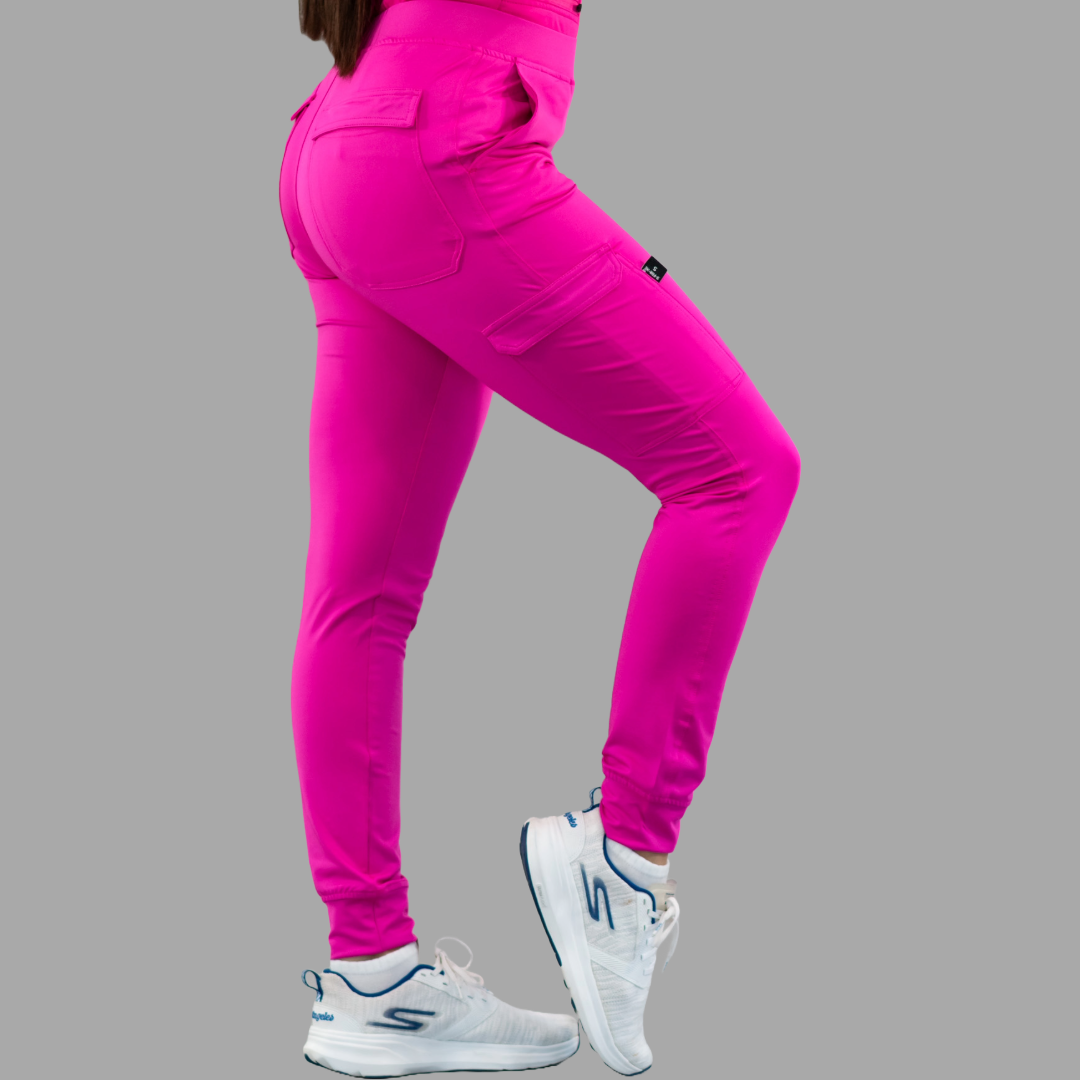 Women's Jogger Pants 901 Hot Pink Super Stretch