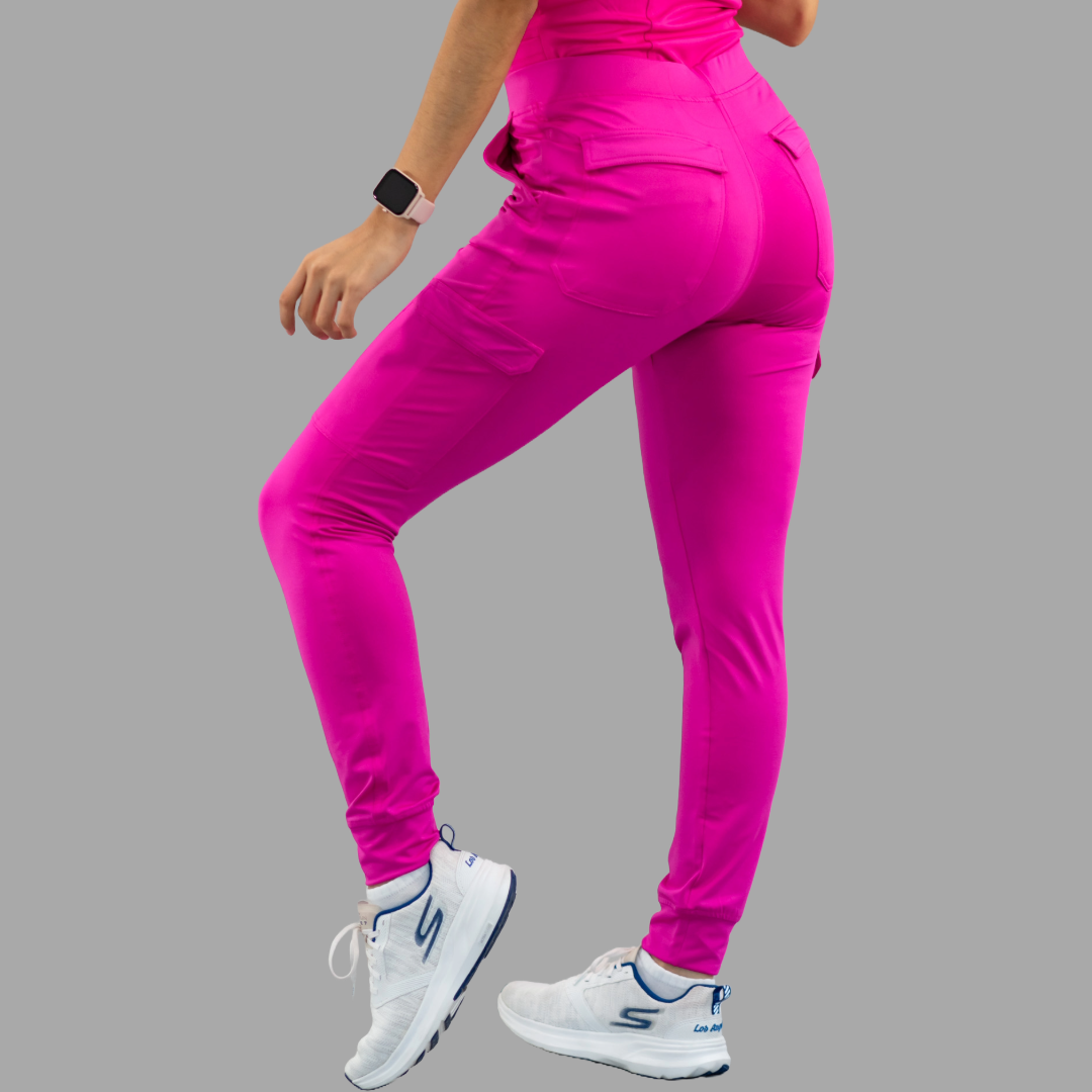 Women's Jogger Pants 901 Hot Pink Super Stretch