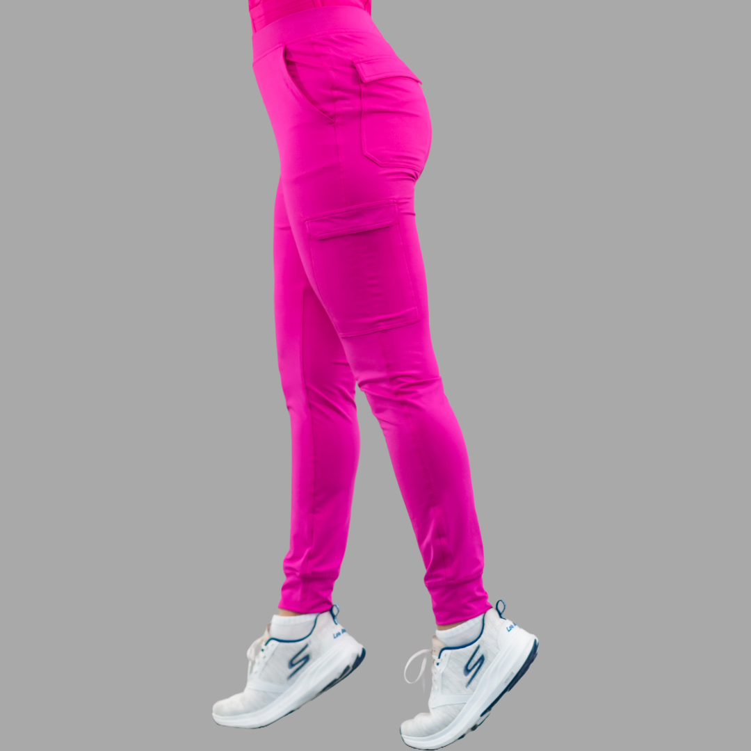 Women's Jogger Pants 901 Hot Pink Super Stretch