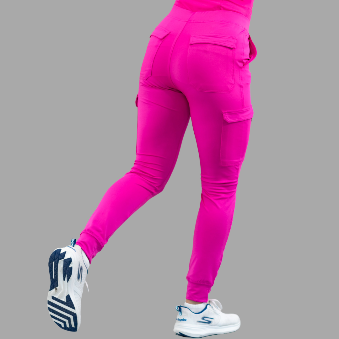 Women's Jogger Pants 901 Hot Pink Super Stretch