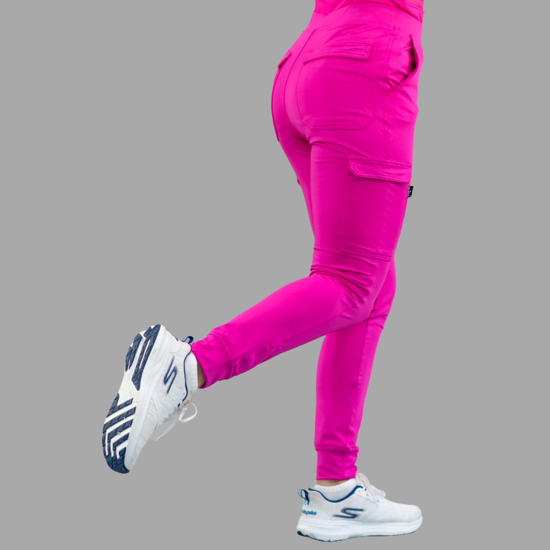 Women's Jogger Pants 901 Hot Pink Super Stretch