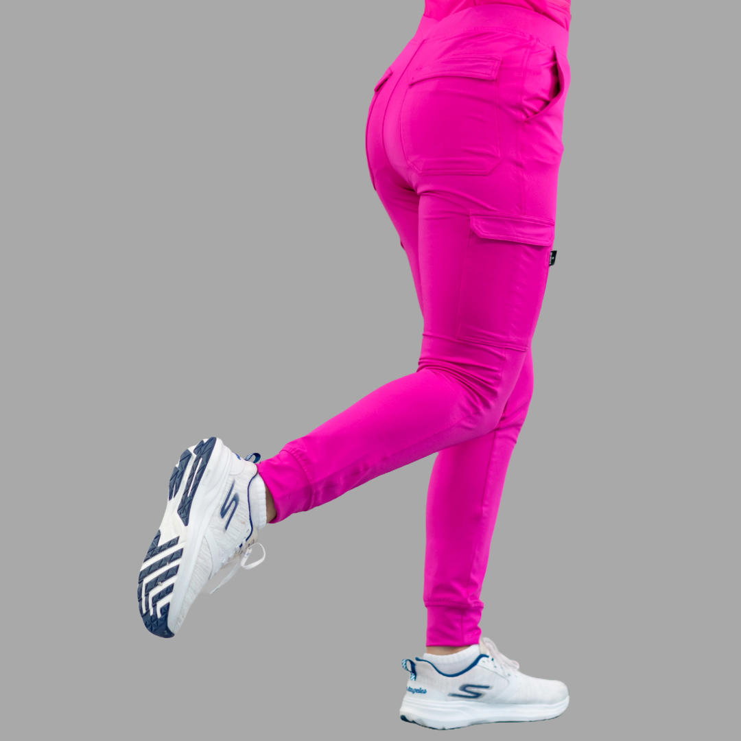 Women's Jogger Pants 901 Hot Pink Super Stretch