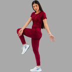 Women's Top 901 Burgundy, Super Stretch Scrubs