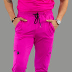 Men's Jogger Pants 901 Hot Pink Super Stretch, Scrubs 901