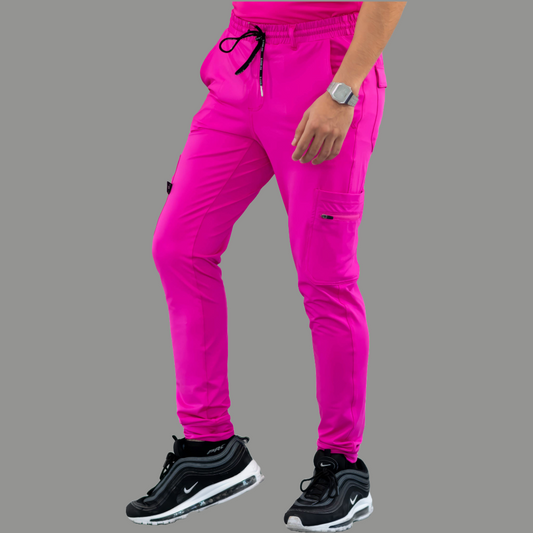 Men's Jogger Pants 901 Hot Pink Super Stretch