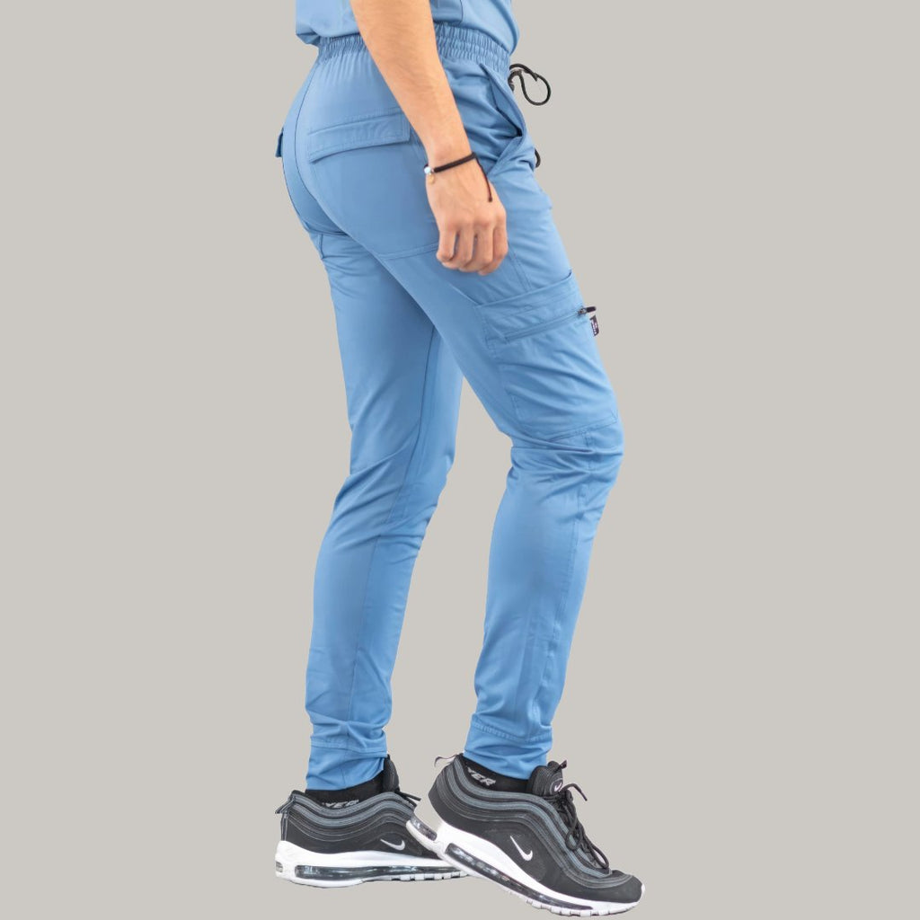 Men's Jogger Pants 901 Cornflower Blue Super Stretch, Scrubs 901