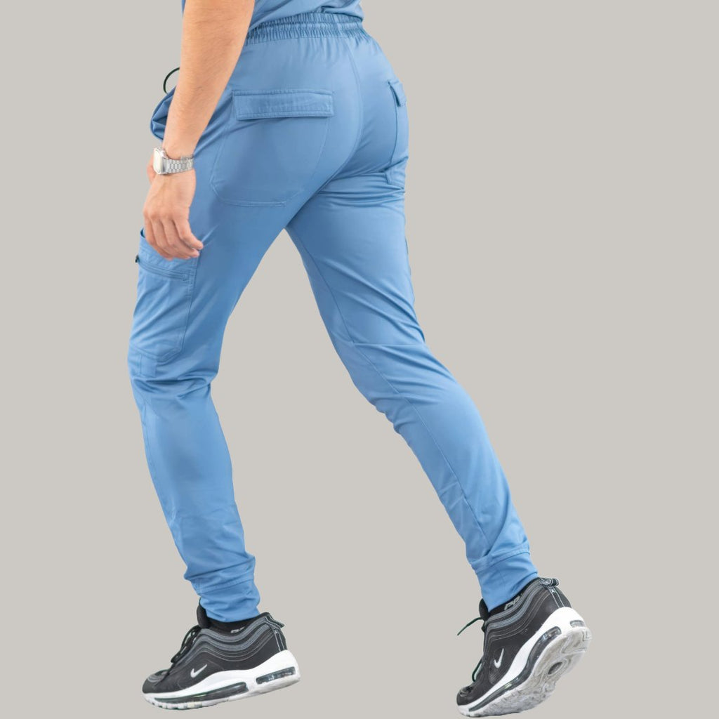 Men's Jogger Pants 901 Cornflower Blue Super Stretch, Scrubs 901