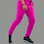 Men's Jogger Pants 901 Hot Pink Super Stretch, Scrubs 901