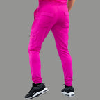 Men's Jogger Pants 901 Hot Pink Super Stretch, Scrubs 901