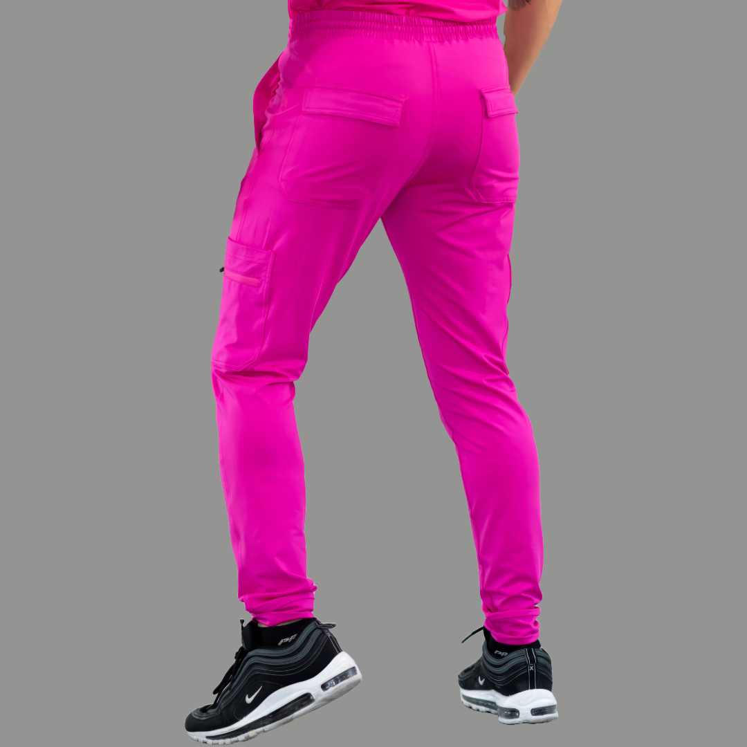 Men's Jogger Pants 901 Hot Pink Super Stretch