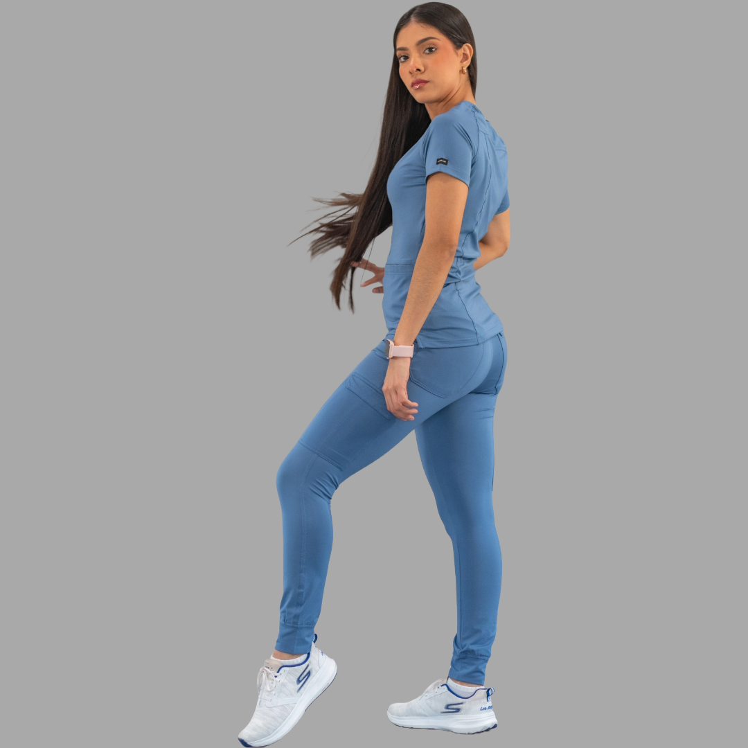 Women's Joggers 901 Cornflower Blue Super Stretch