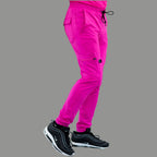 Men's Jogger Pants 901 Hot Pink Super Stretch, Scrubs 901