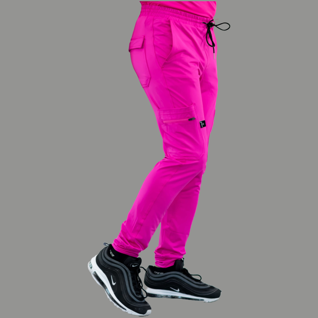 Men's Jogger Pants 901 Hot Pink Super Stretch