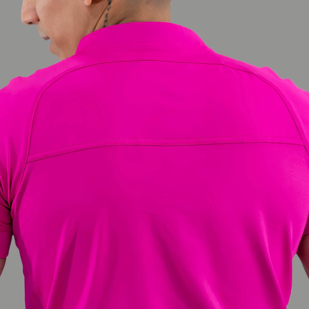 Men's Top 901, Fuchsia Super Stretch, Scrubs 901