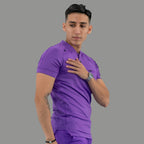 Men's Top 901, Purple Super Stretch, Scrubs 901
