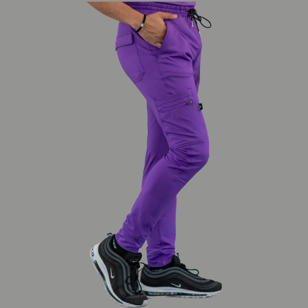 Men's Jogger Pants 901 Purple Super Stretch