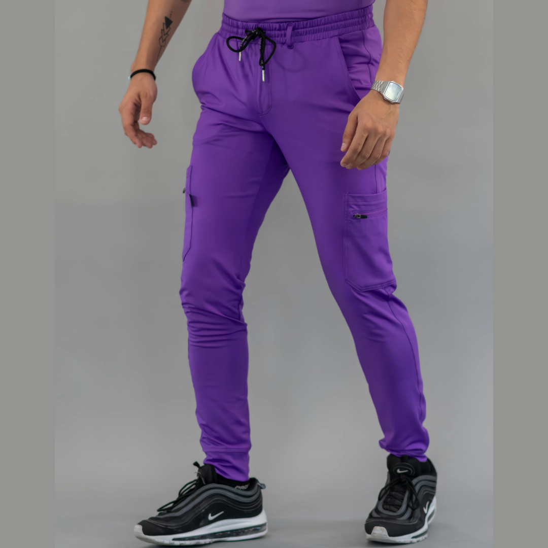 Men's Jogger Pants 901 Purple Super Stretch