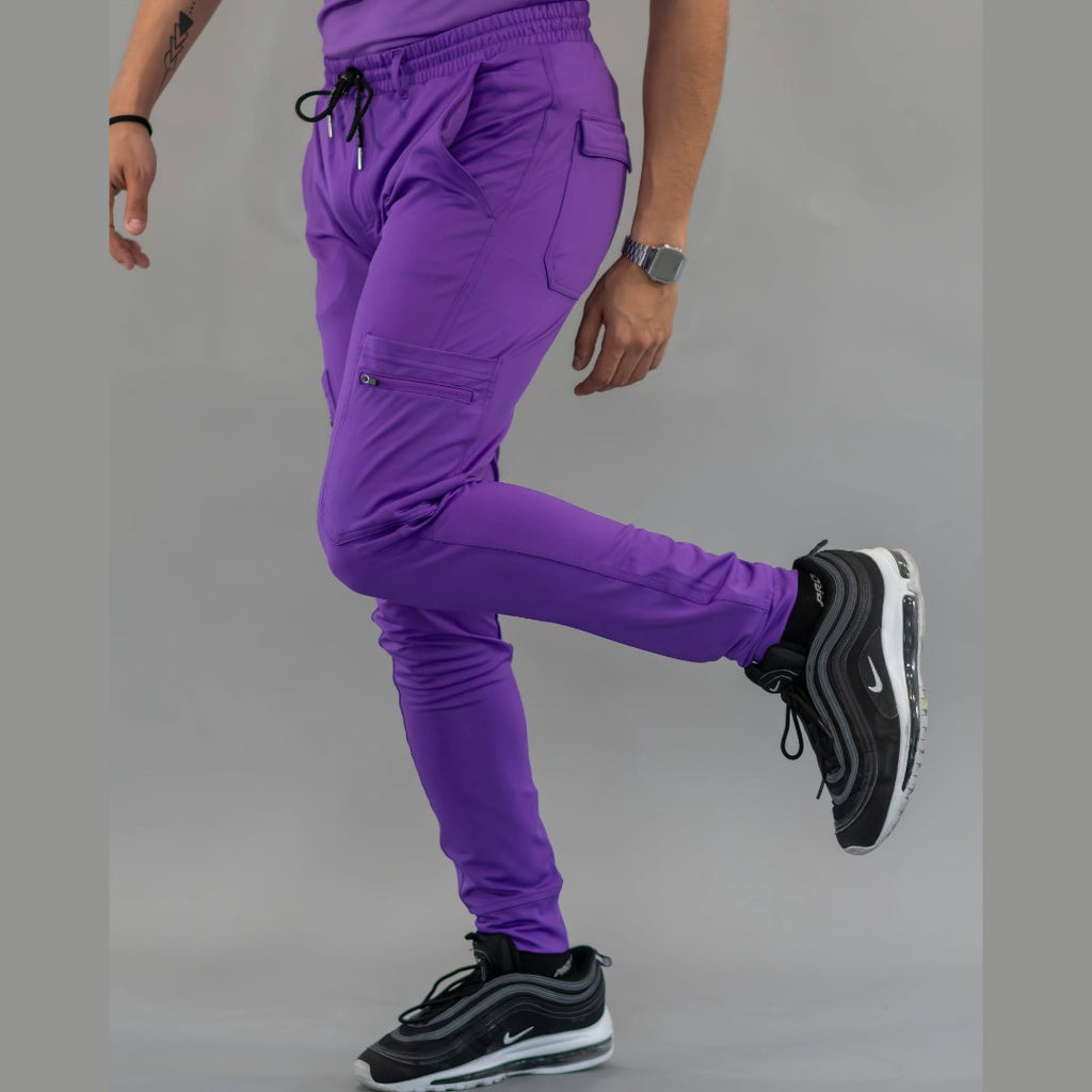 Men's Jogger Pants 901 Purple Super Stretch, Scrubs 901