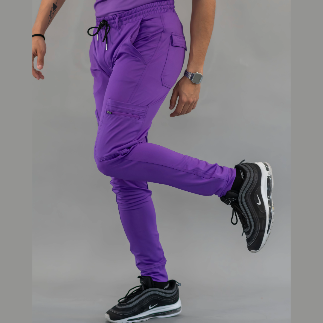 Men's Jogger Pants 901 Purple Super Stretch