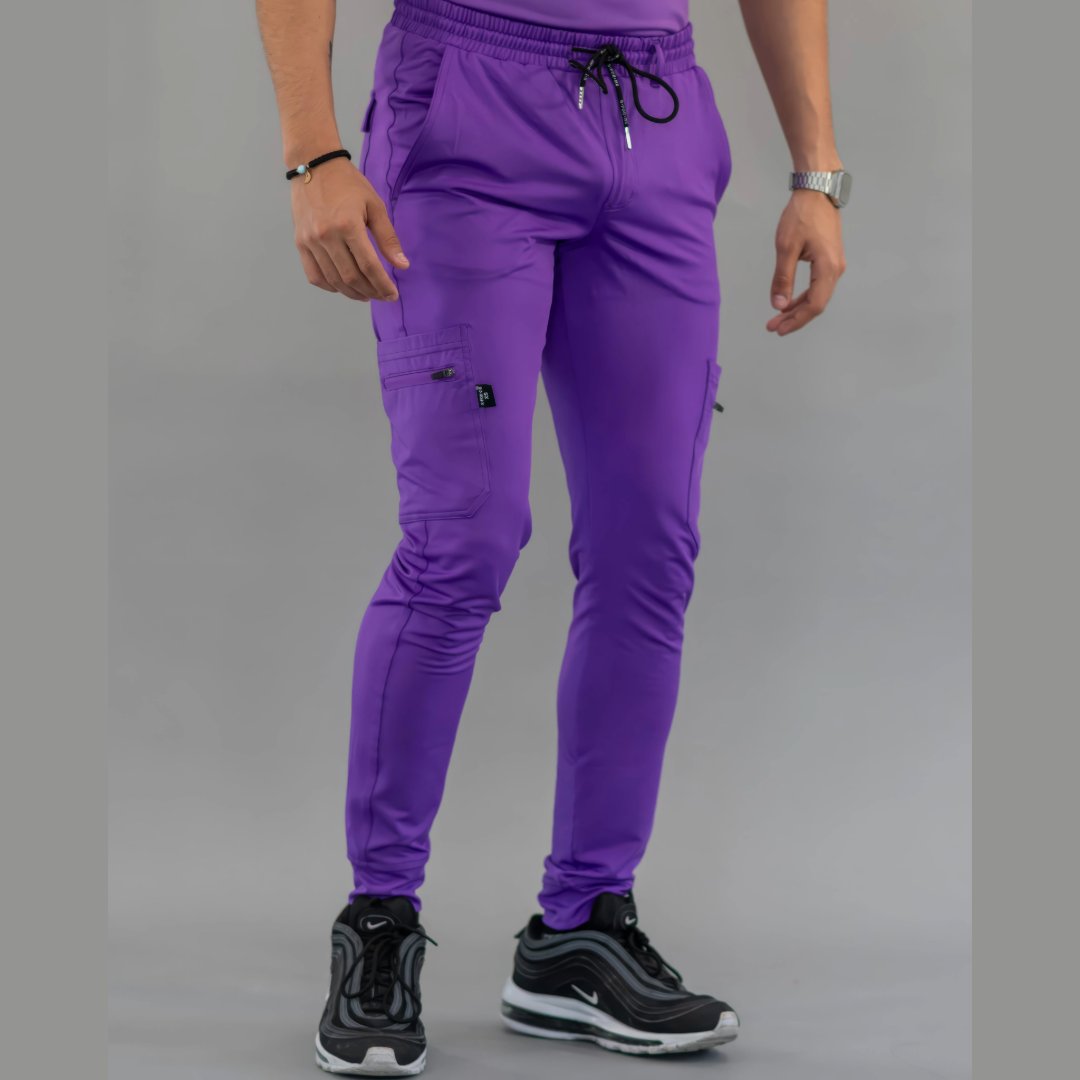 Men's Jogger Pants 901 Purple Super Stretch, Scrubs 901