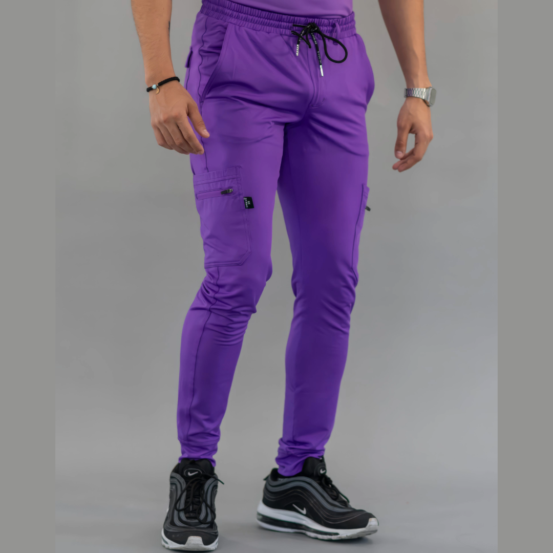 Men's Jogger Pants 901 Purple Super Stretch