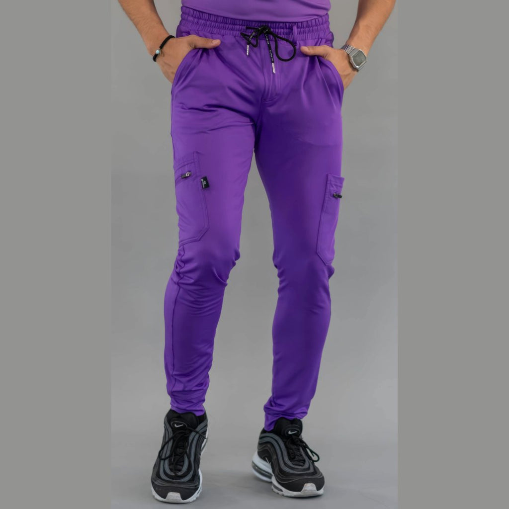 Men's Jogger Pants 901 Purple Super Stretch, Scrubs 901
