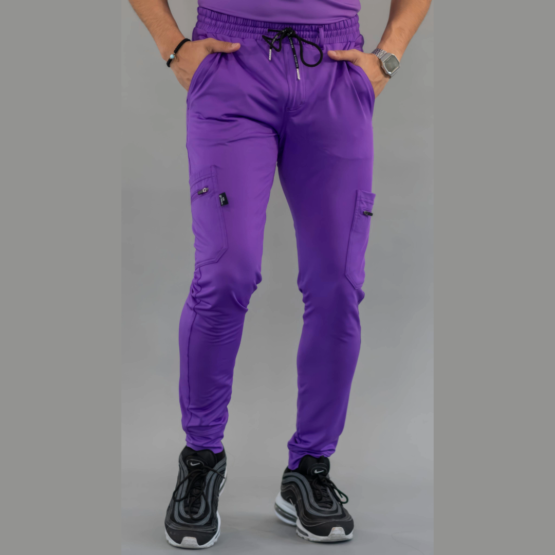 Men's Jogger Pants 901 Purple Super Stretch