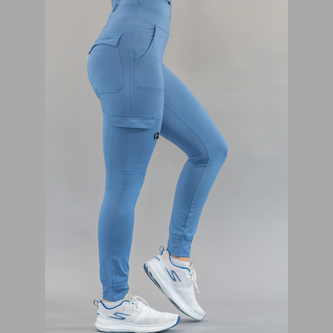 Women's Joggers 901 Cornflower Blue Super Stretch