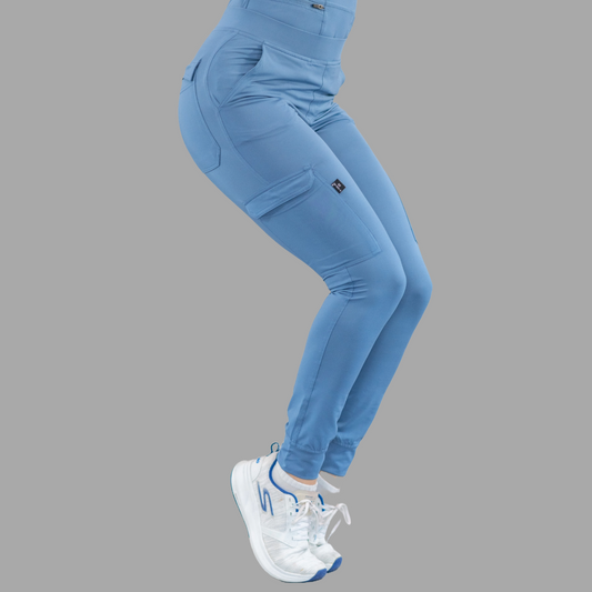 Women's Joggers 901 Cornflower Blue Super Stretch