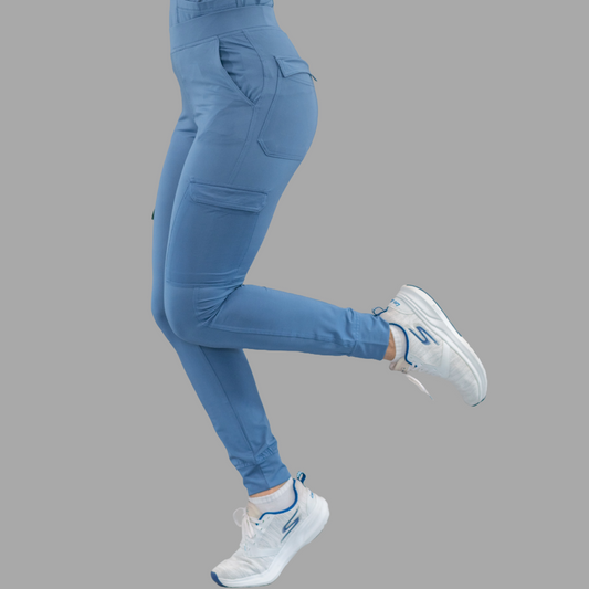 Women's Joggers 901 Cornflower Blue Super Stretch