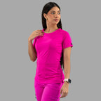 Women's Top 901 Fuchsia, Super Stretch Scrubs