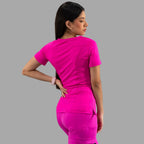 Women's Top 901 Fuchsia, Super Stretch Scrubs
