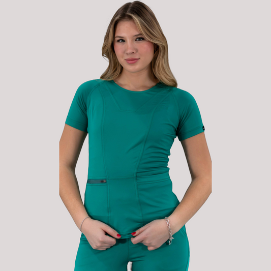 Women's Top 901 Surgical Green Super Stretch