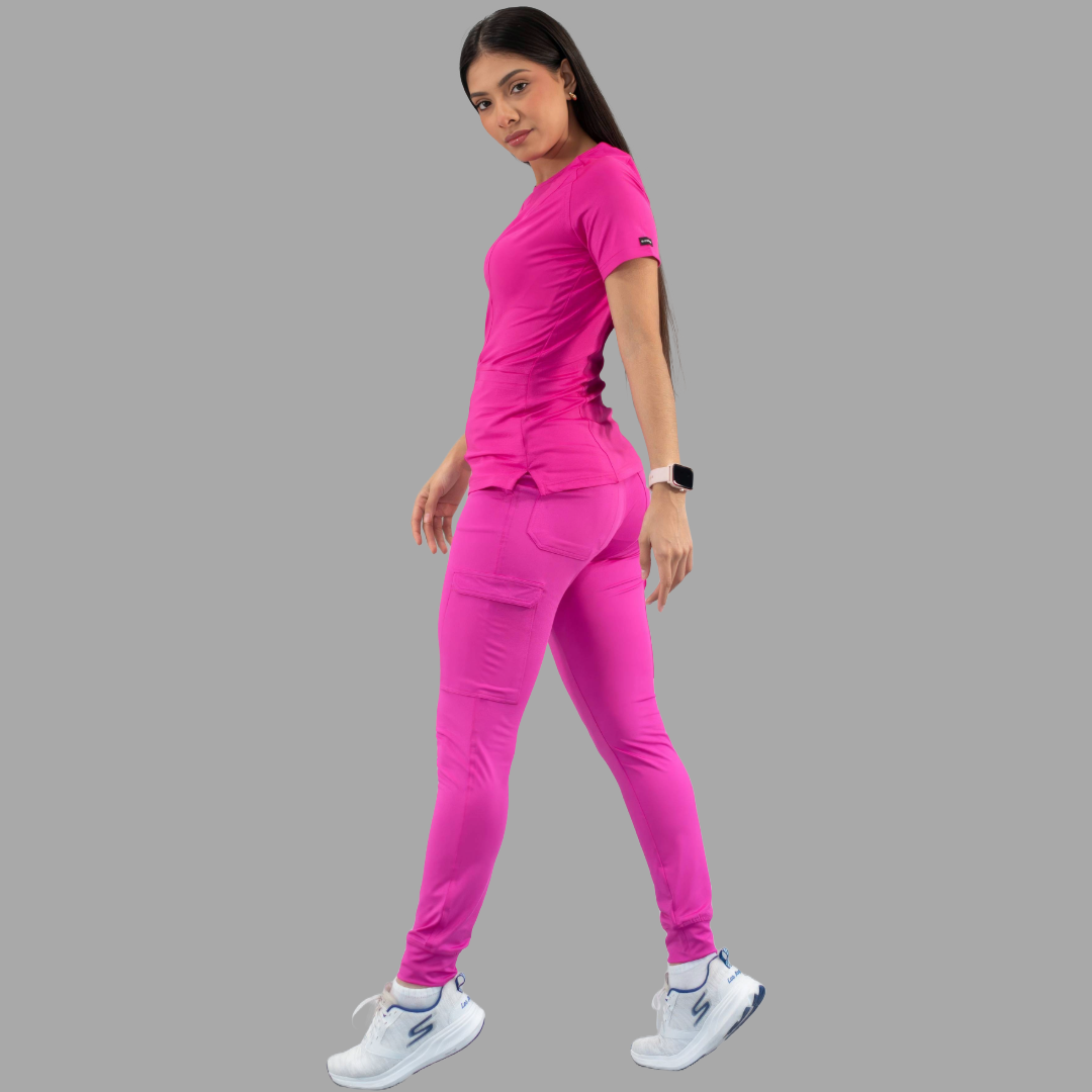 Women's Jogger Pants 901 Hot Pink Super Stretch