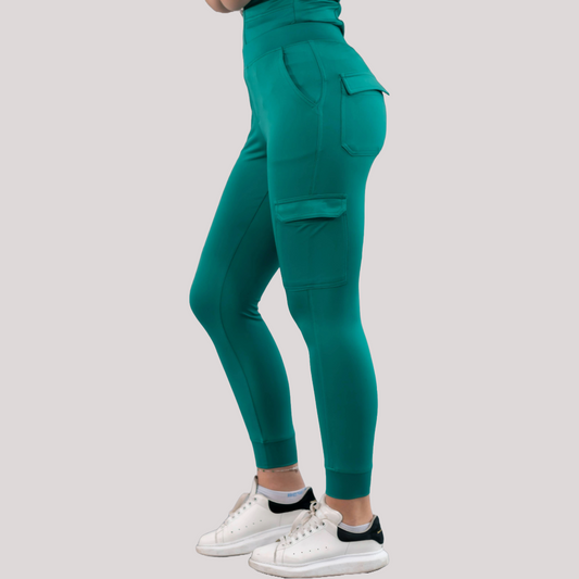 Women's Jogger Pants, 901 Surgical Green Super Stretch