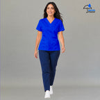 Women's Scrub Top 502 Royal Blue Lightweight