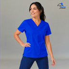 Women's Scrub Top 502 Royal Blue Lightweight