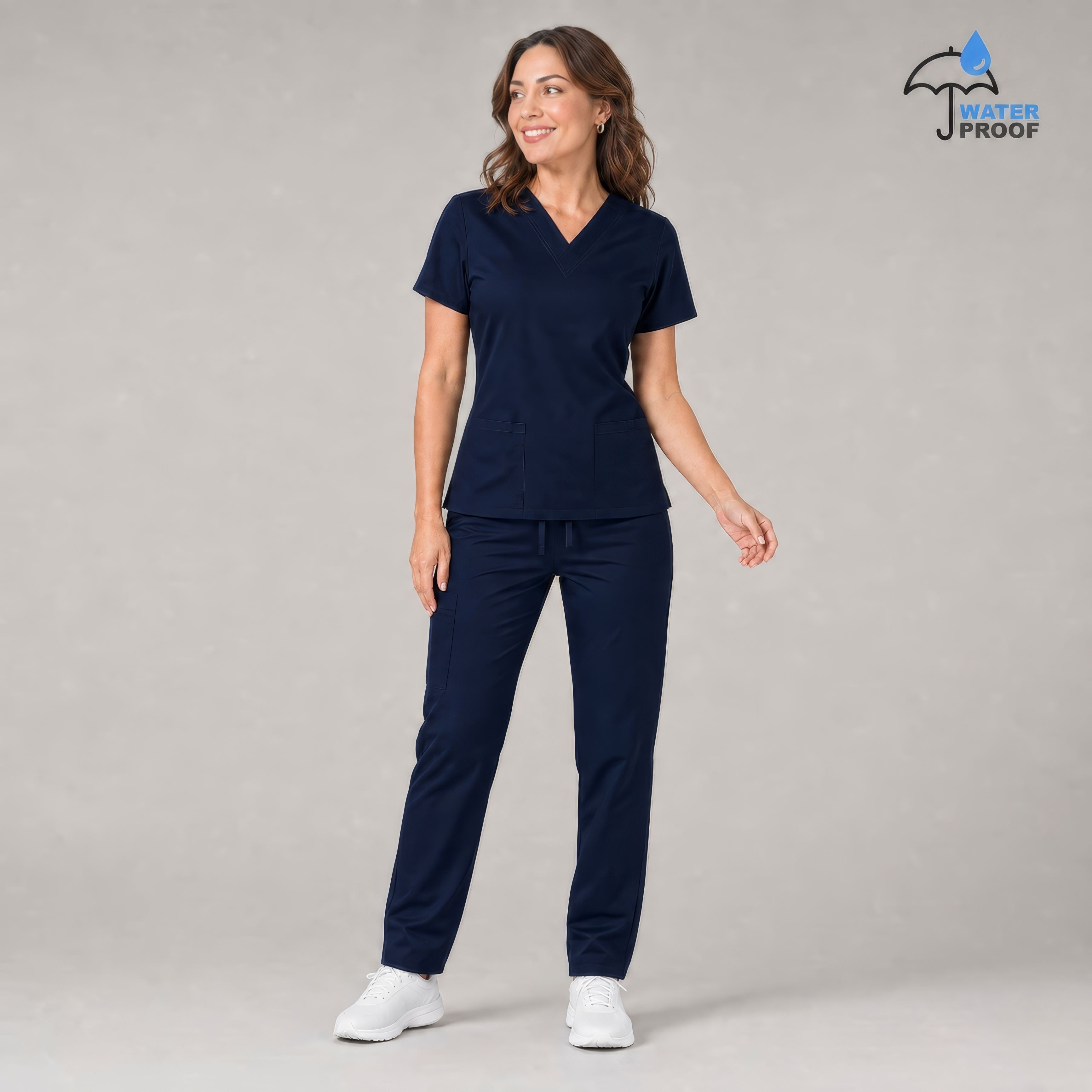 Women's Scrub Pants 502 Navy Lightweight