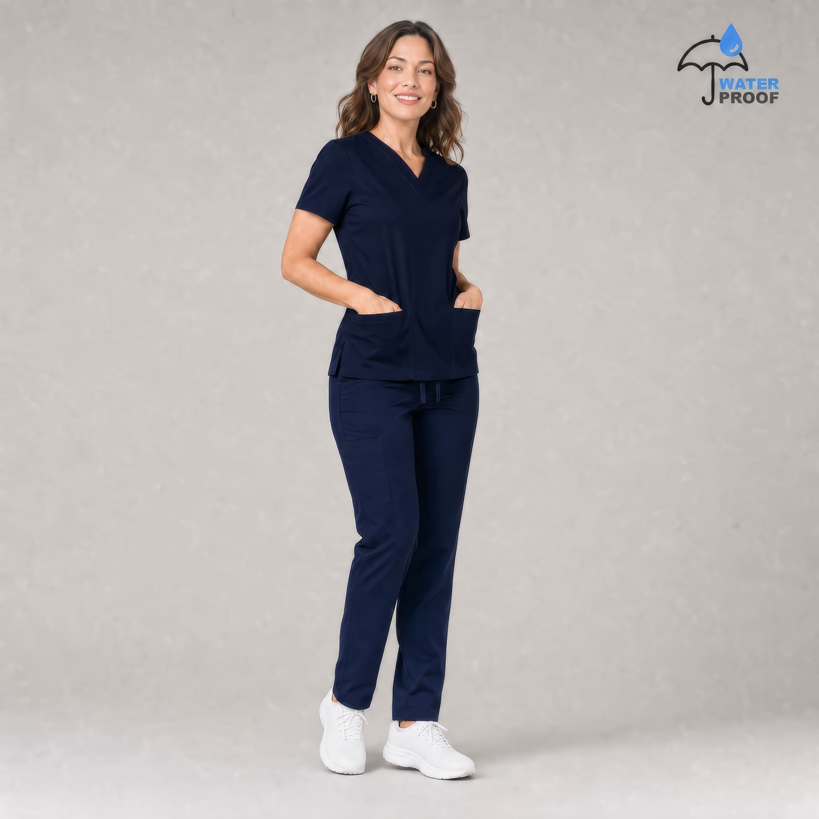 Women's Scrub Pants 502 Navy Lightweight