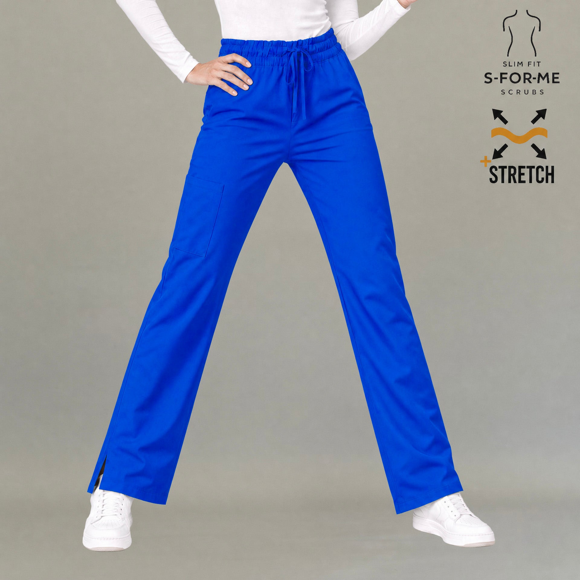 Women's Scrub Pants 502 Royal Blue Lightweight