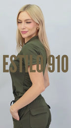 Women's Jogger Pants 910 Olive Green, Super Stretch Scrubs