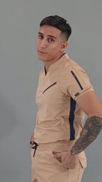 Men's Jogger 905 Beige, Scrubs Super Stretch