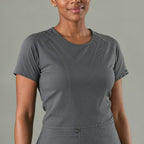 Women's Top 901 Oxford Gray, Super Stretch Scrubs