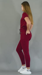 Women's Joggers 920 Super Stretch Burgundy, Scrubs 920