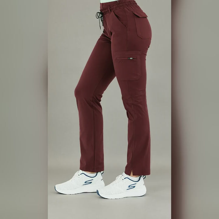 Women's Pants 930 Maroon Super Stretch, Scrubs 930