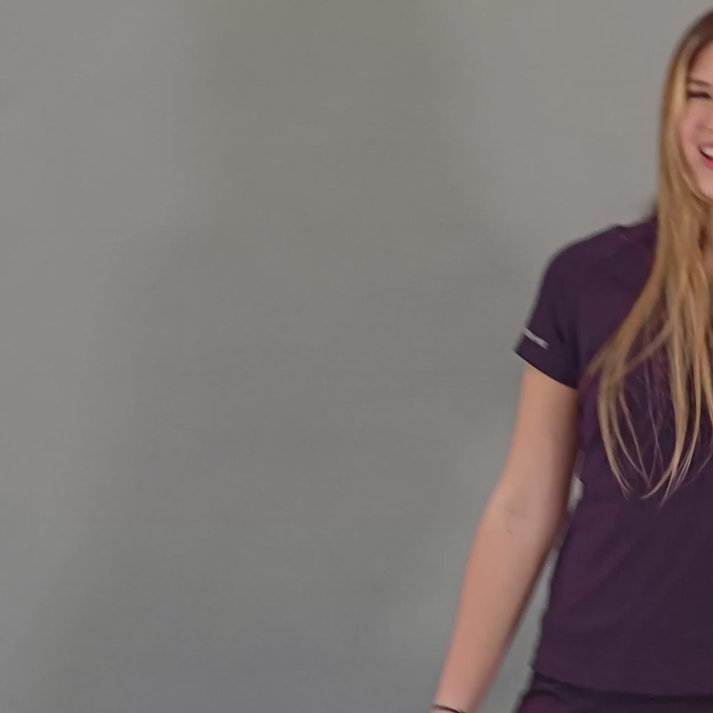 Women’s Top 905 Purple, Super Stretch Scrubs